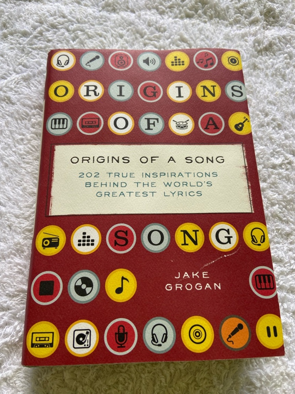 Origins of a Song by Jake Grogan - Red Decorative Hardcover